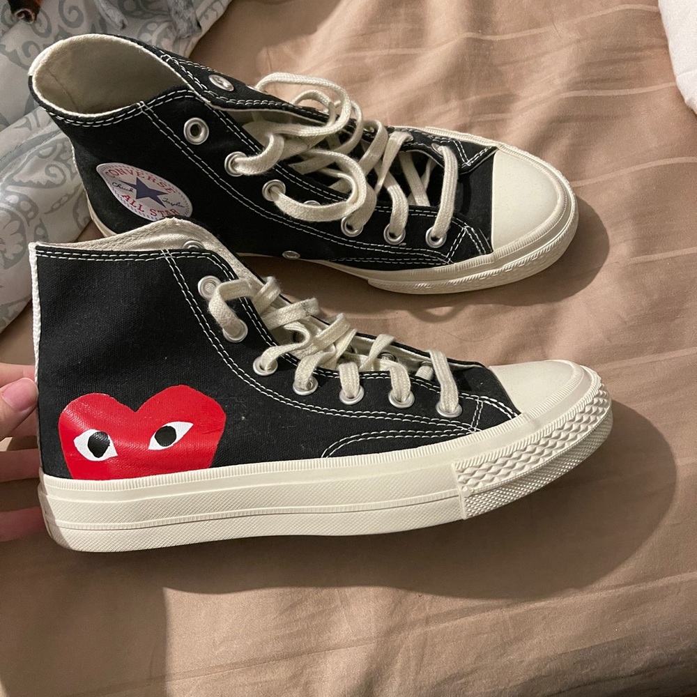 Comme Des Garçon high top converse